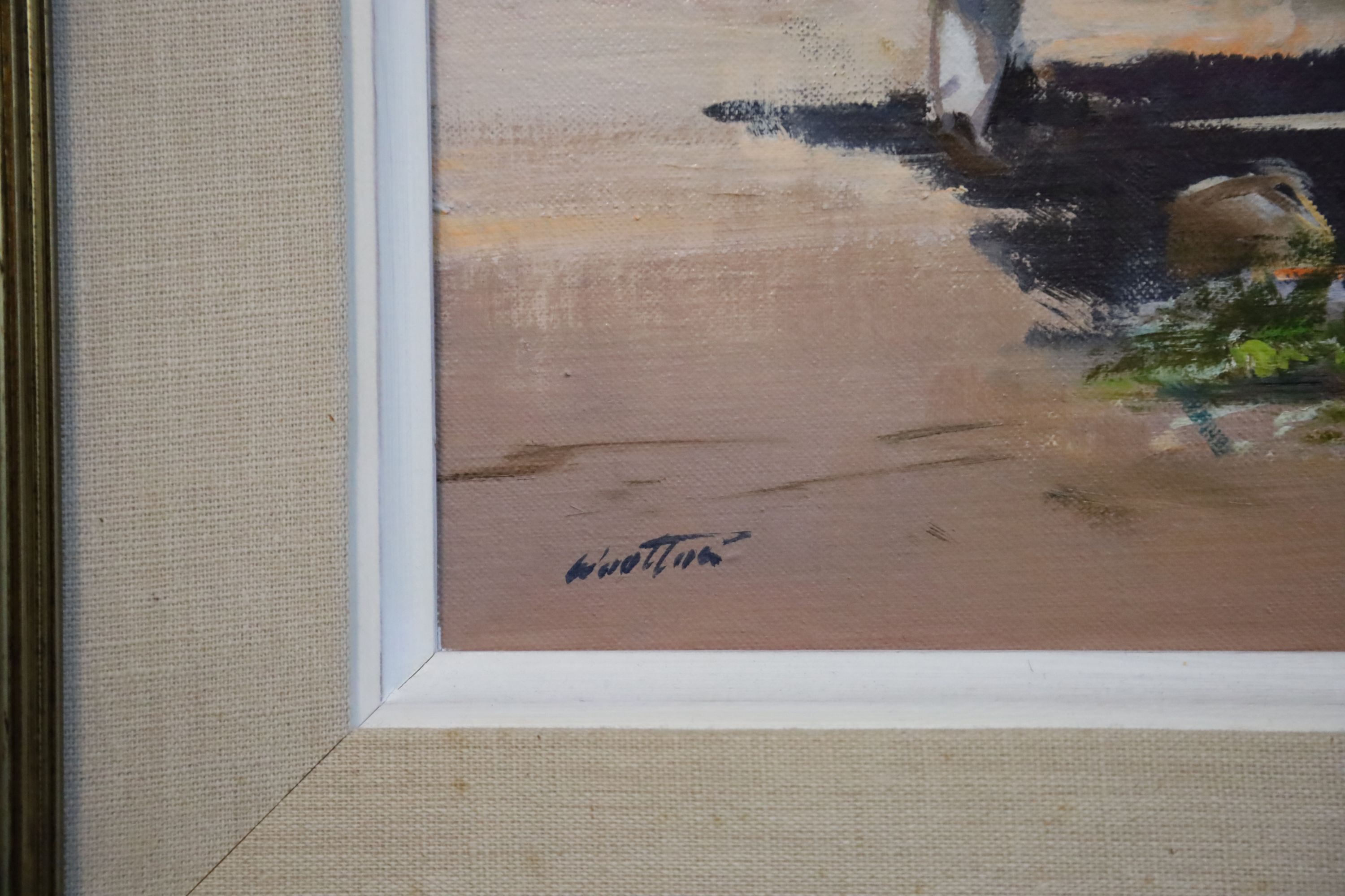 § Frank Wootton (1914-1998) Market Place, Peshawar 11.5 x 15.75in.